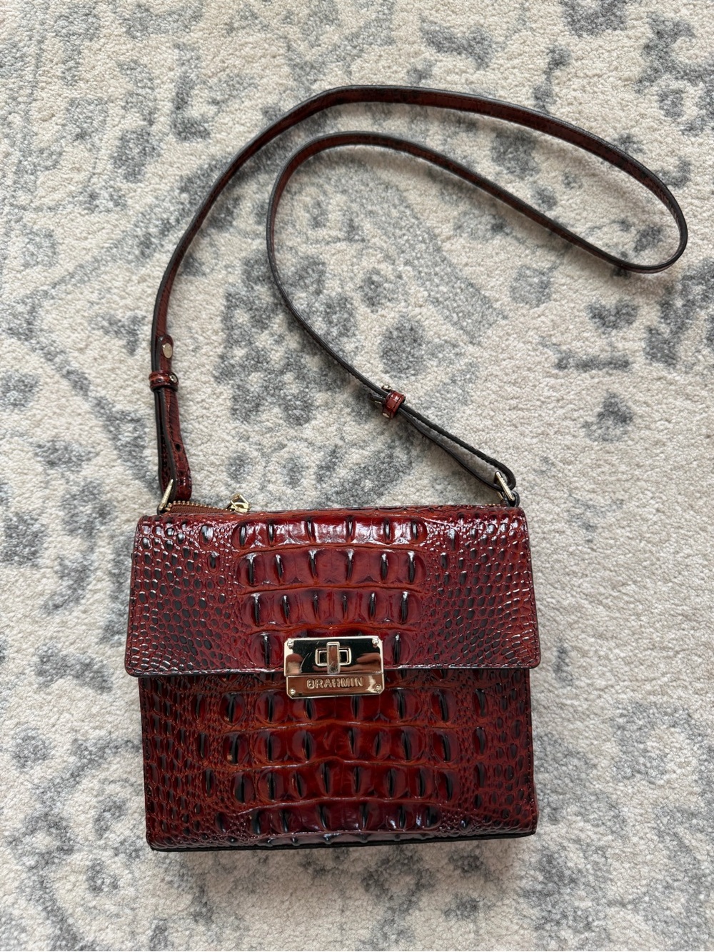Brahmin Pecan Manhattan Crossbody